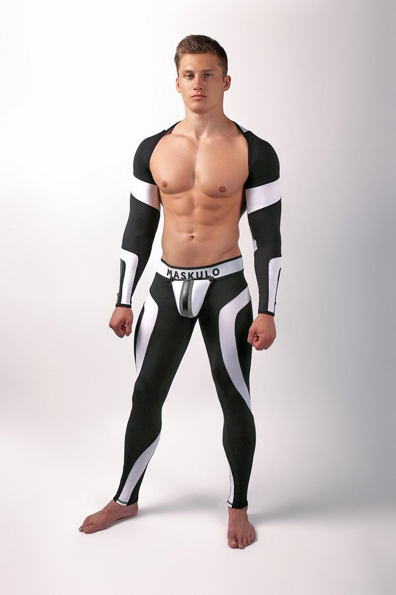Youngero. Crop Top. Long Sleeves. White - MTP159-Y1 - Maskulo US NY FL