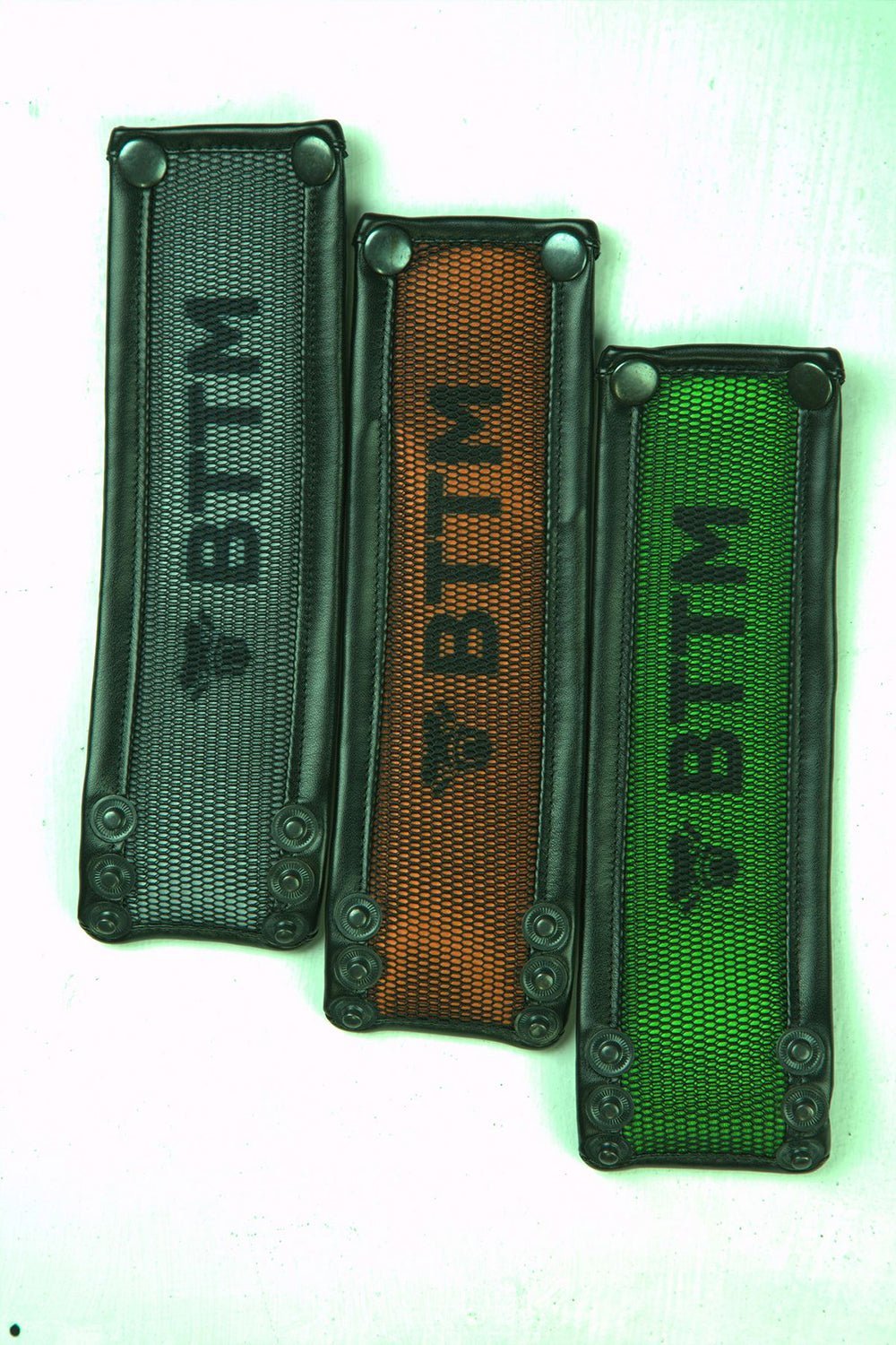 Youngero. "Role", Mesh Neon Green Wrist Band - MAC182-Y1 - Maskulo US NY FL