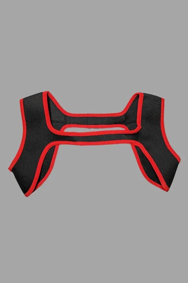 Zale Aquatorr Neoprene Chest Harness. Black + Red - MHR189 - Y2 - Maskulo US NY FL