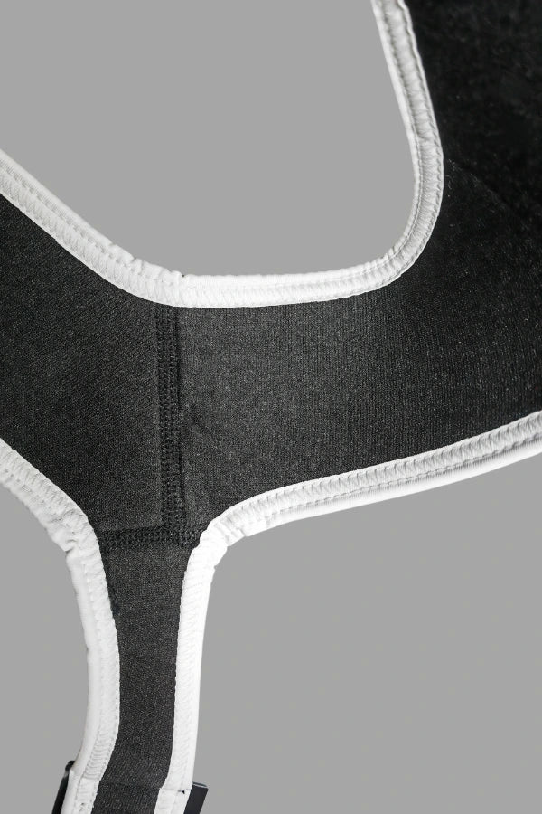 Zale Aquatorr Neoprene Chest Harness. Black + White - MHR190 - Y2 - Maskulo US NY FL